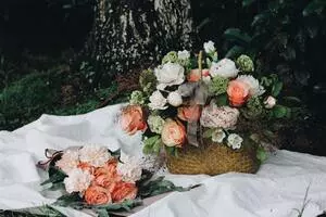 Цветы в корзине в Хабаровске